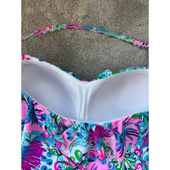 NWOT LILLY PULITZER Sz 6 RUBYANN SWIMSUIT *PARADISE PETALS*, $158 B14 - Picture 8 of 9